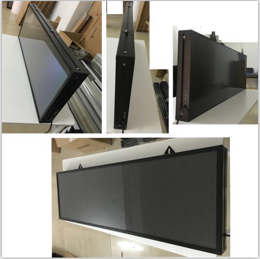 39"x14" RGB Full color  P5 Indoor LED Message Sign Moving Scrolling led Display Board for shop windows