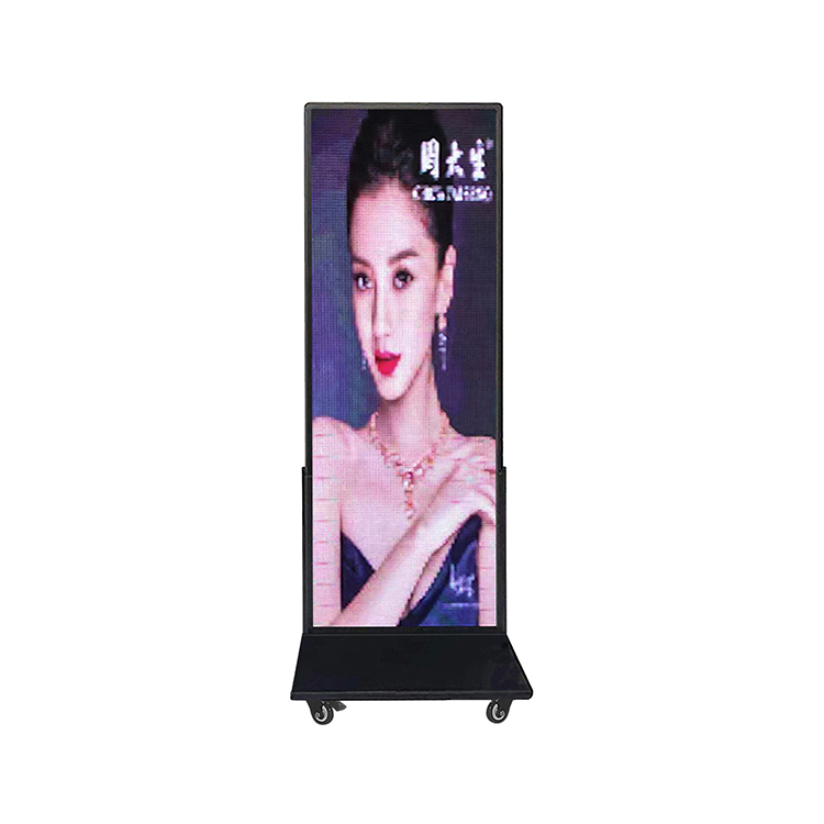 39"x14" outdoor vertical programmable led advertising sign P5 full-color scrolling message board for advertising and business display