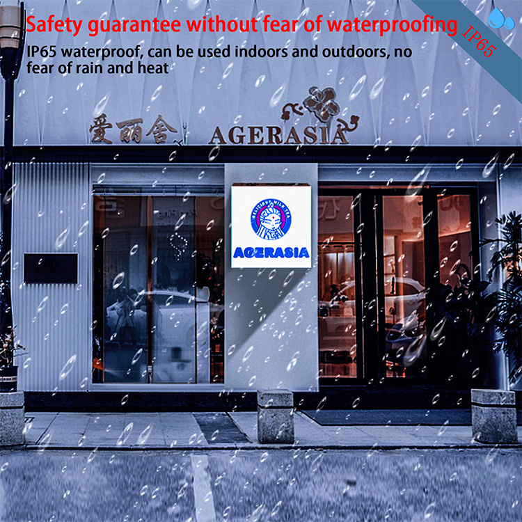 outdoor  led multi-sided display 384mm New design Full color HD P3 cube led advertising screen