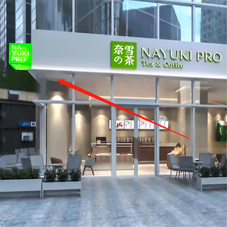 outdoor  led multi-sided display 576mm New design Full color HD P3 cube led advertising screen