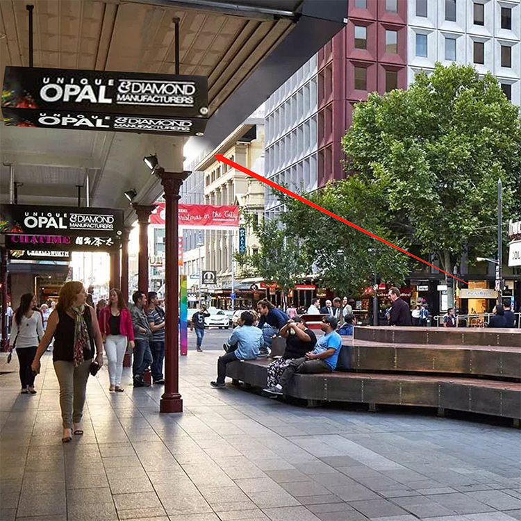 Indoor  led multi-sided display 1152mm X192mm New design Full color HD P3 cube led advertising screen