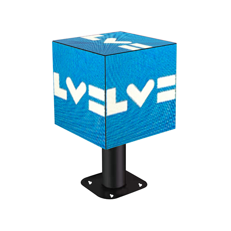 Indoor  led multi-sided display 192mm New design Full color HD P3 cube led advertising screen