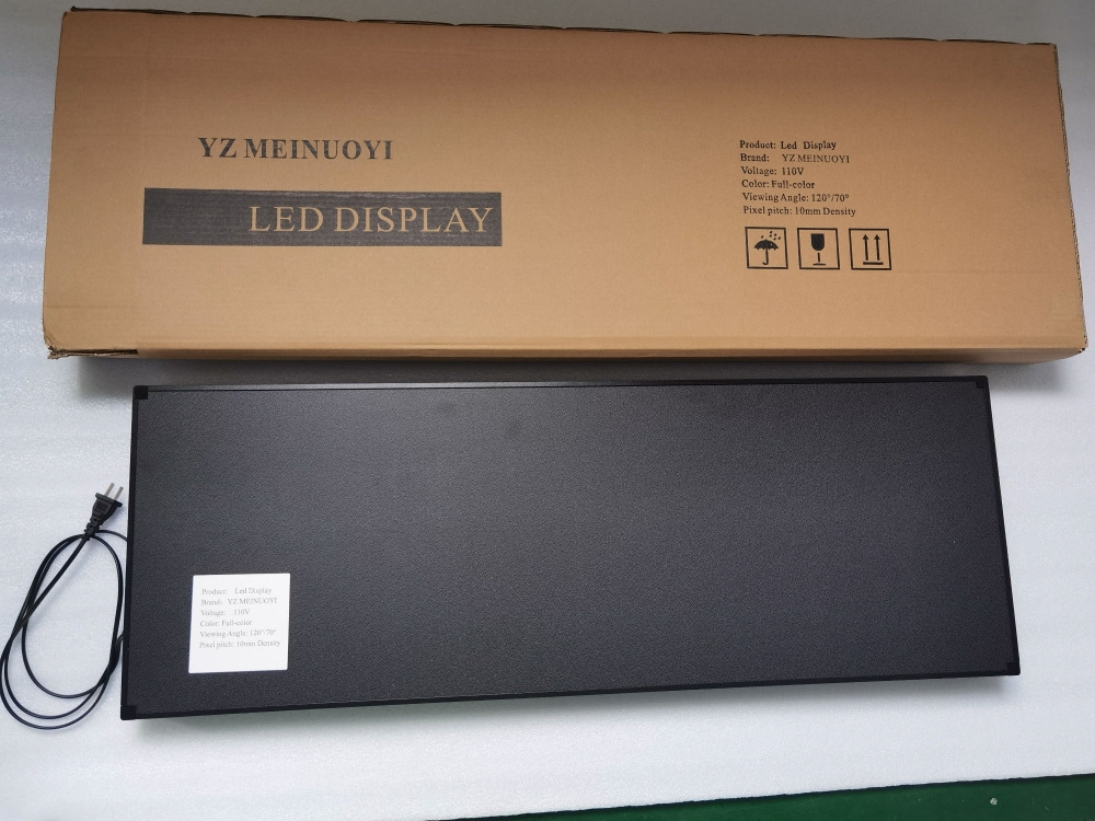 39"x14" Wifi LED Sign Full Color Programmable Scrolling Outdoor Message Led Screen Open Panel Digital LED Display For Advertising