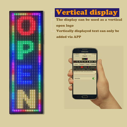 Outdoor ultra-high brightness color P10LED double-sided electronic bulletin board 102 * 22cm LED billboard text display LED display advertising screen