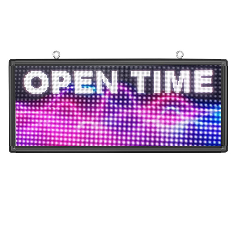 Scrolling LED sign PH6mm  48``x25'' outdoor full color  support text image video use WiFi and USB programmable LED advertising display board
