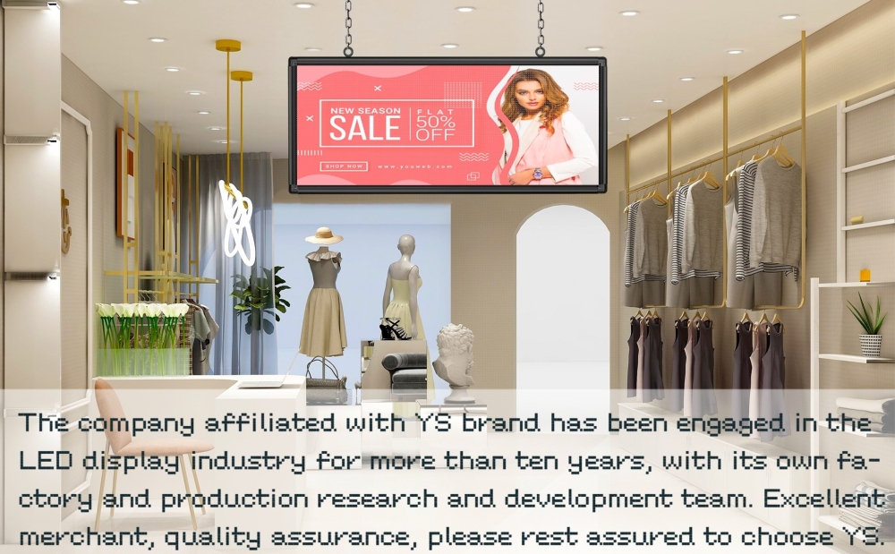 P6 Outdoor LED Sign, 40''x18'' RGB Full Color Programmable LED Display with High Resolution and New SMD Technology Can support Texts, Images and Video