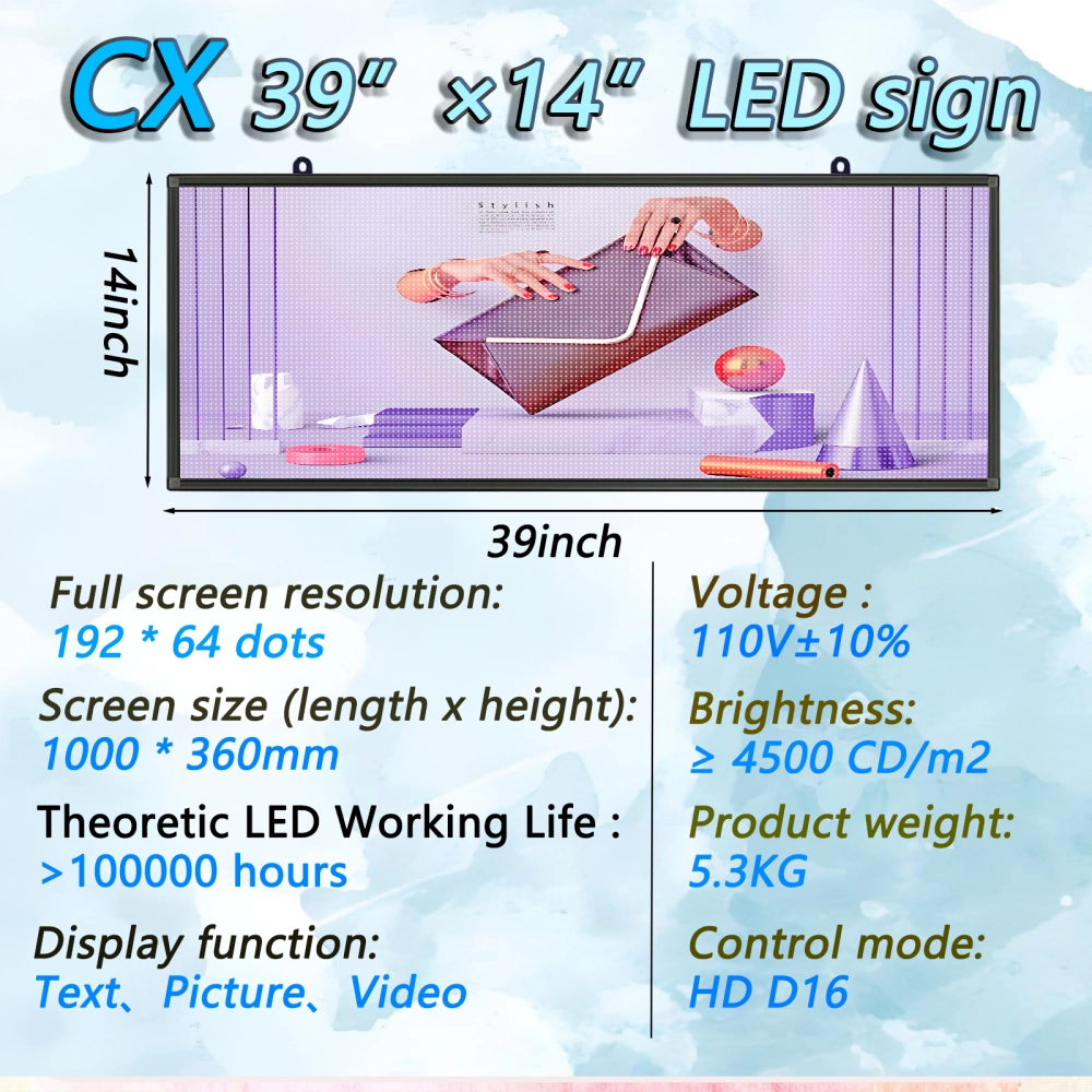 Outdoor P5 High Definition Programmable Led Sign, WIFI + USB Control ...