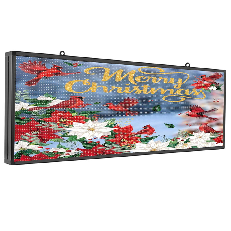 Premium 39"x14" P5 Outdoor LED Sign | Attract More Customers with Vibrant Window Displays