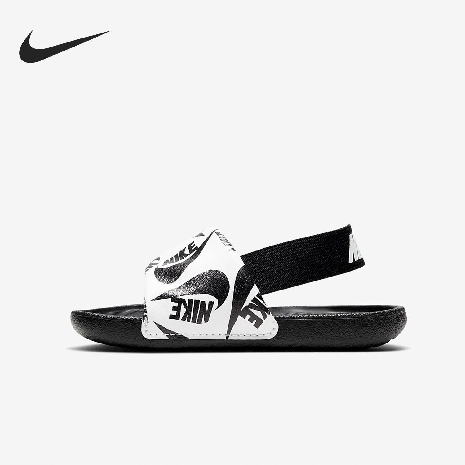 Nike KAWA SLIDE SE JDI BT Baby Breathable Sandals CW3360-100