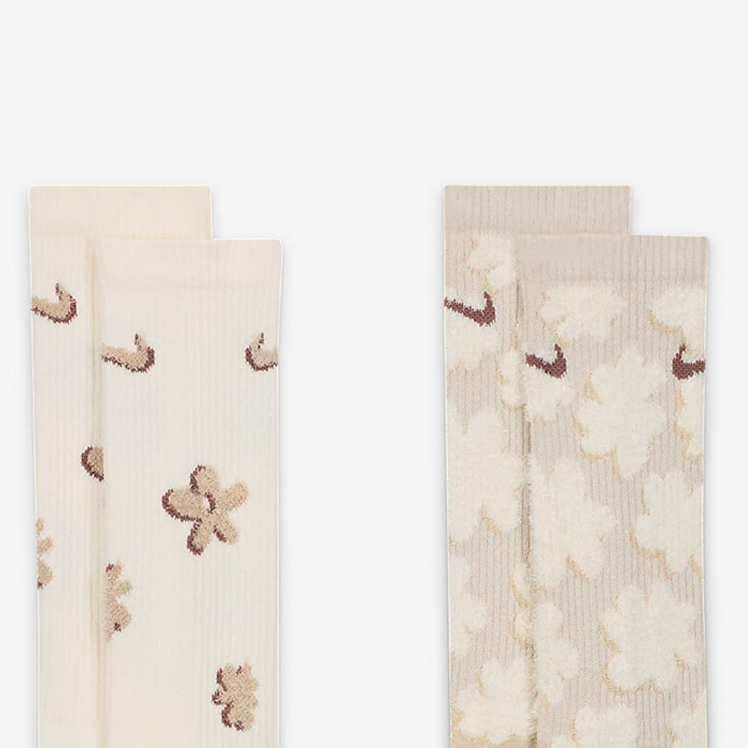 Nike Spring Men's and Women's Knit Durable Casual Sports Socks Two Pairs FN9136-900