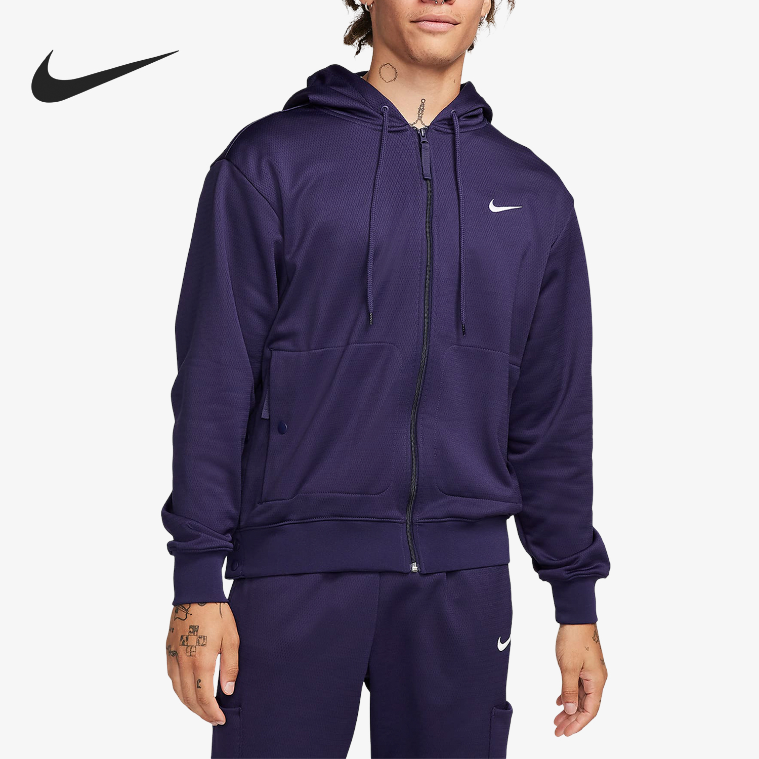 Nike THERMA-FIT Men's Basketball Training Loose Fit Jacket FB7116-555