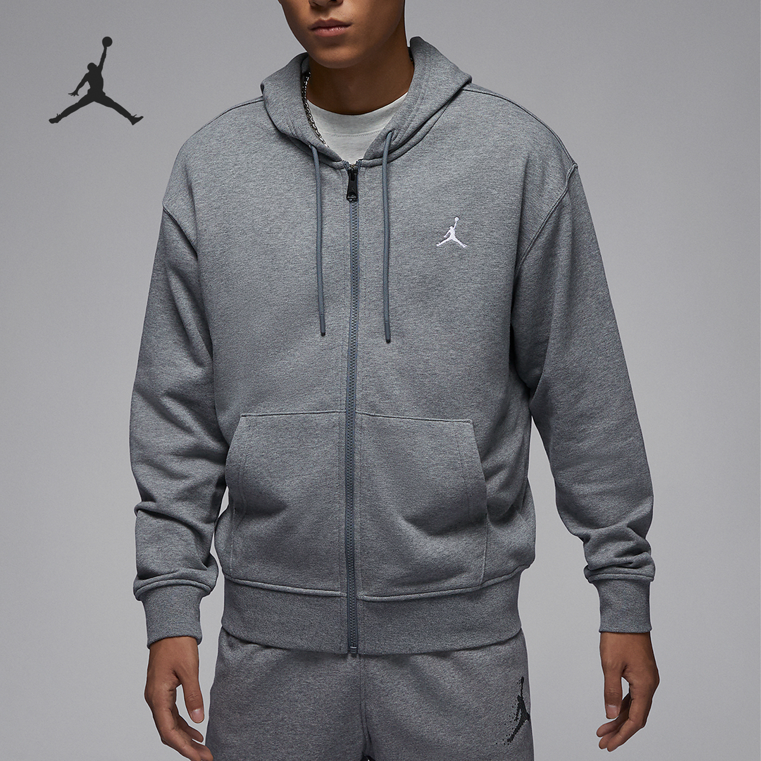 Nike Jordan Essentials Men's Knitted Hooded Jacket FQ1867-091