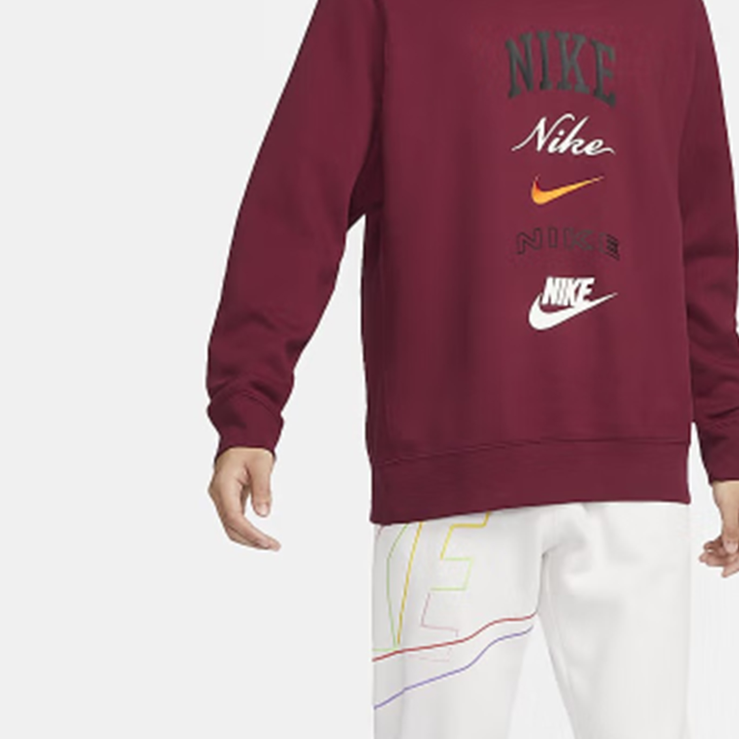 Nike Men's Loose Fit Casual Sports Knit Hoodie FN2611-677