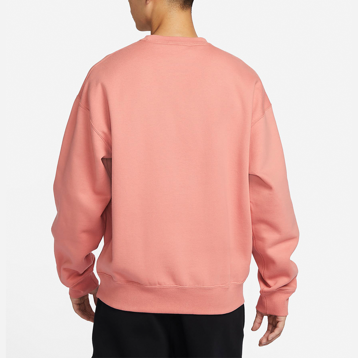 Nike New Season Men's Simple Casual Fleece Round Neck Sweatshirt DX1362-618