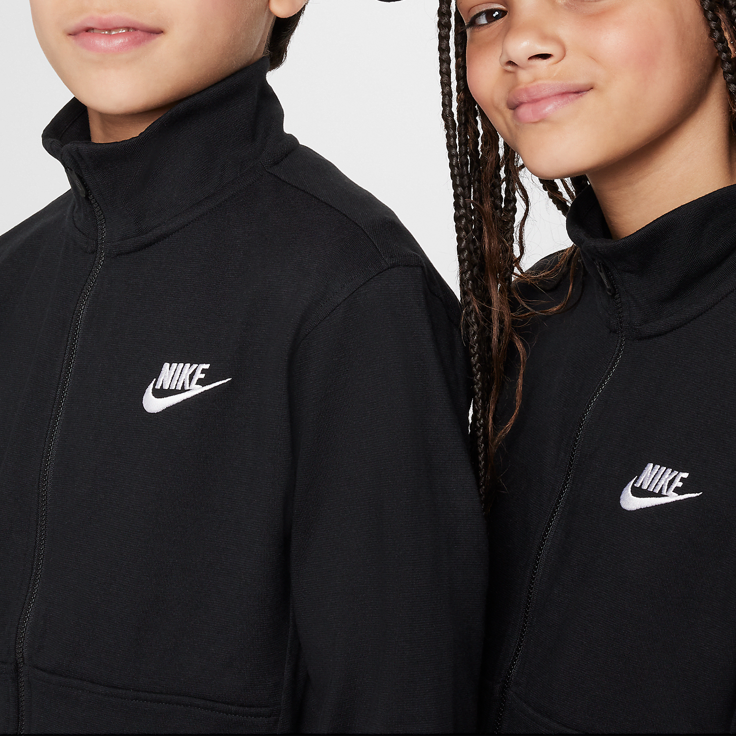 Nike New Season Big Kids Sports Casual Stand Collar Jacket FZ5513-010