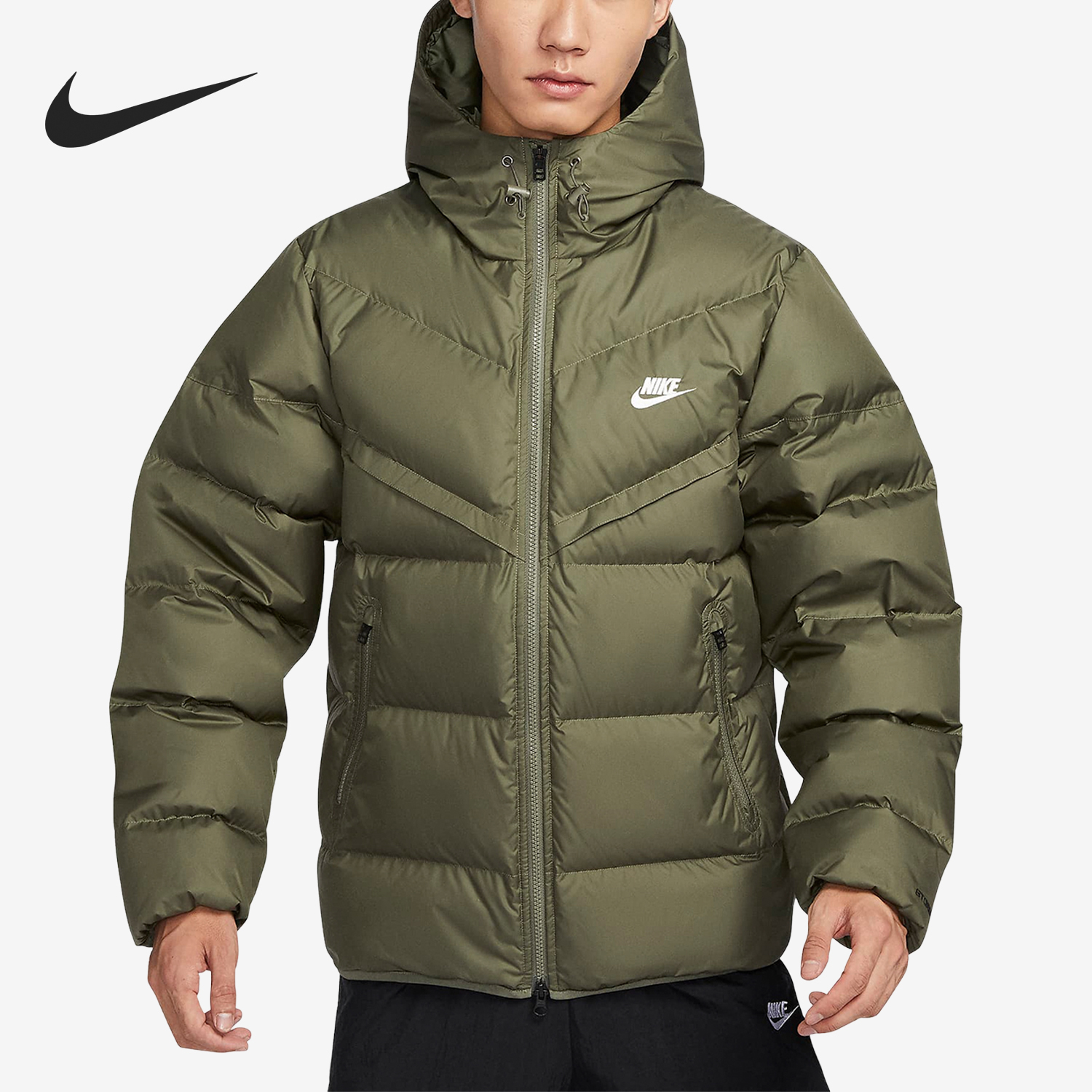 Nike New Season Men's Sports Loose Hooded Warm Down Jacket FZ1103-222