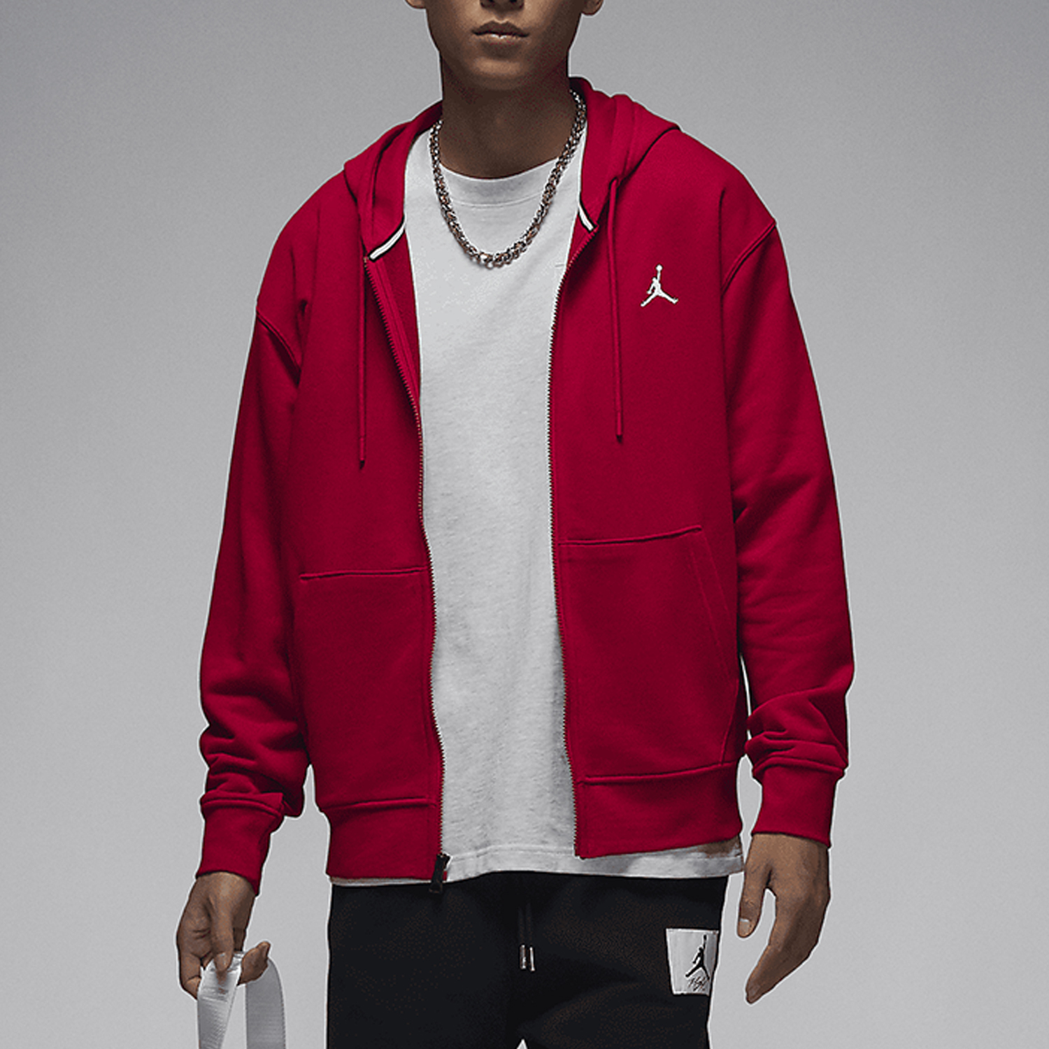 Nike JORDAN Men's Full length Zipper Open Knitted Jacket FQ1867-687