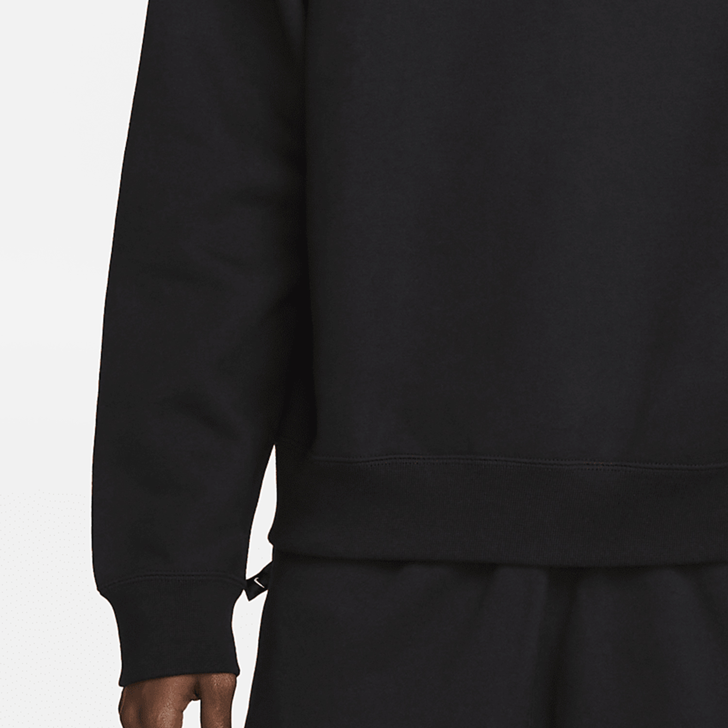 Nike Solo Swoosh Men's Loose Round Neck Casual Sweatshirt DX1361-010