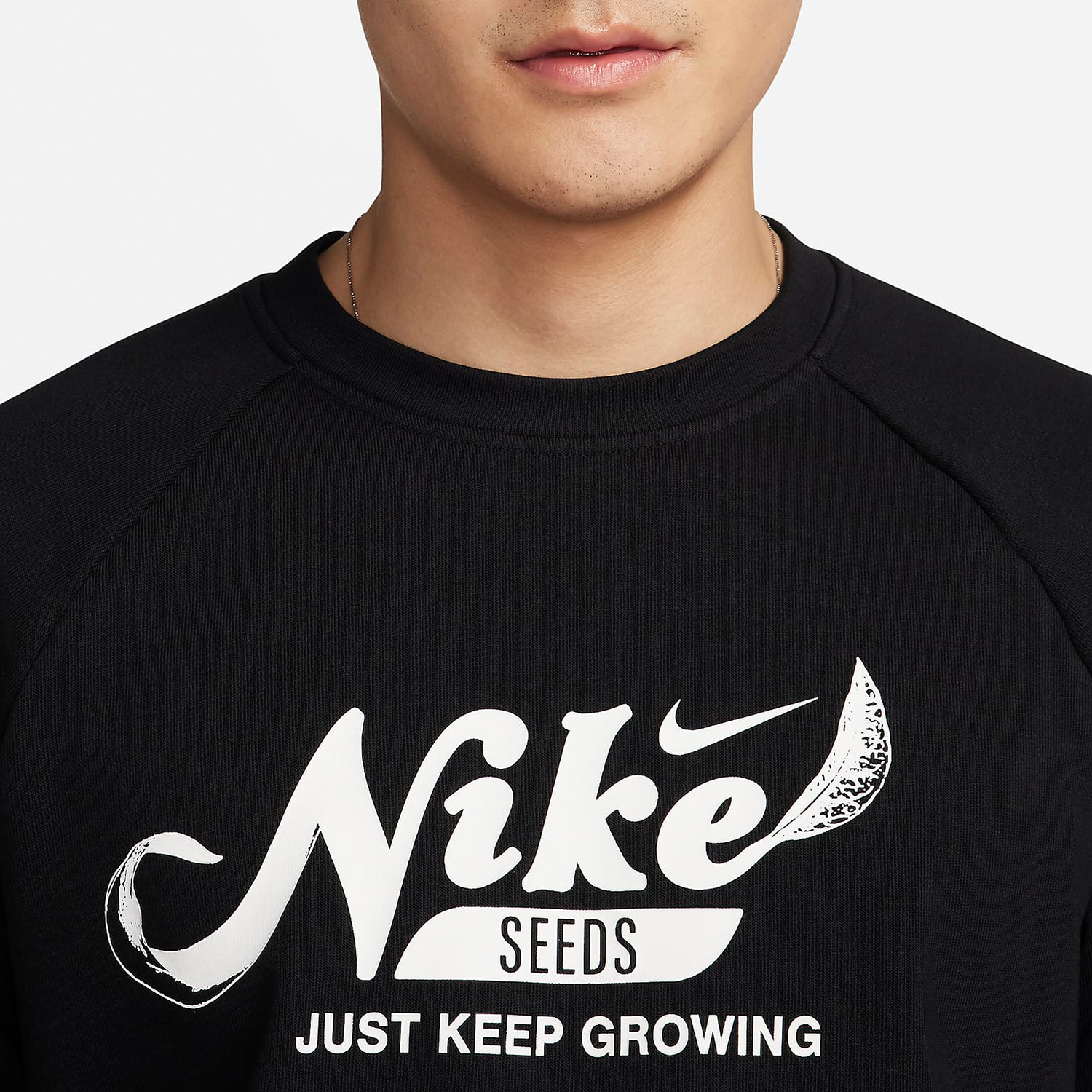 Nike Spring New Men's Knit Training Round Neck Sweatshirt FN3290-010