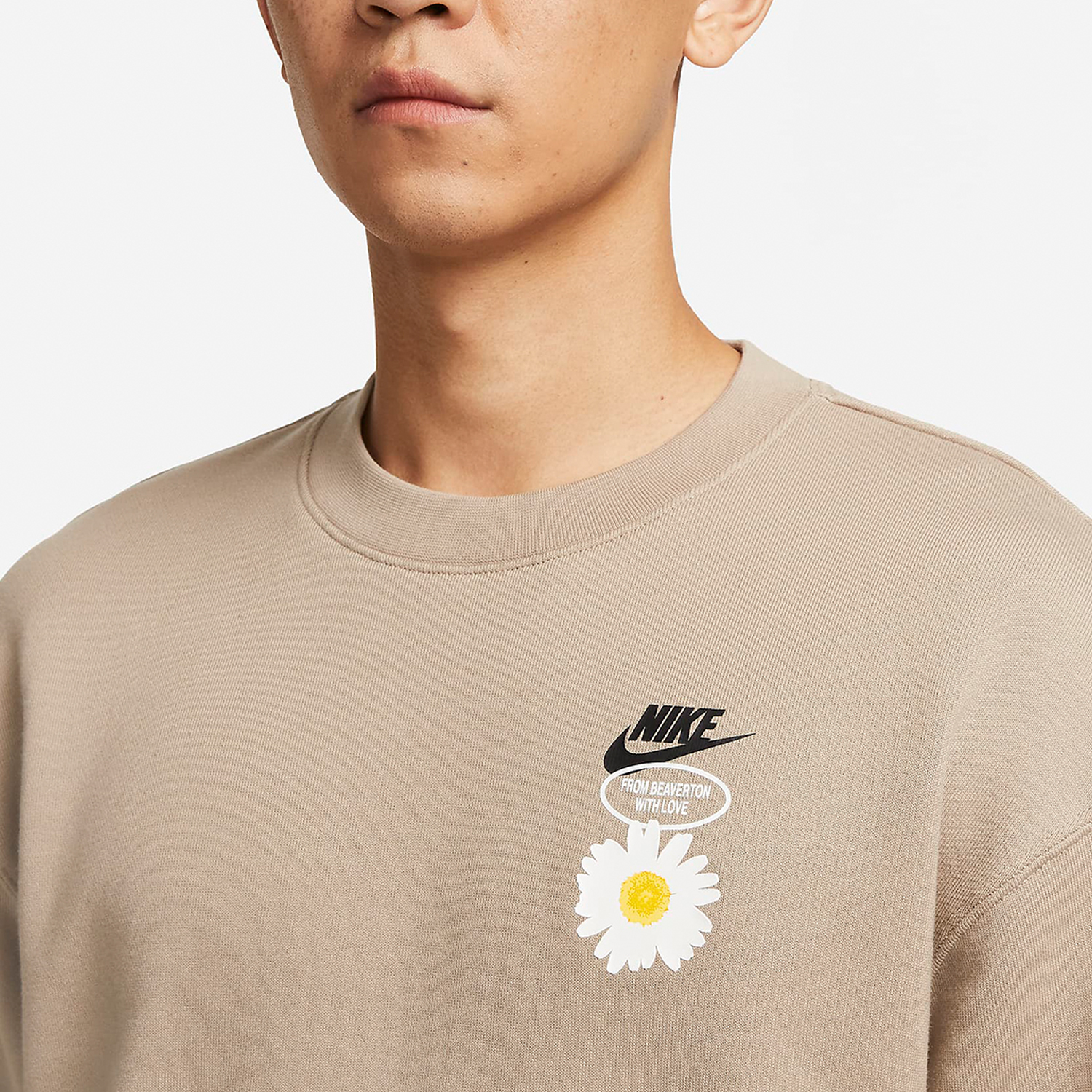Nike Men's Chrysanthemum Print Knitted Warm-up Hoodie for Autumn and Winter HJ0836-247