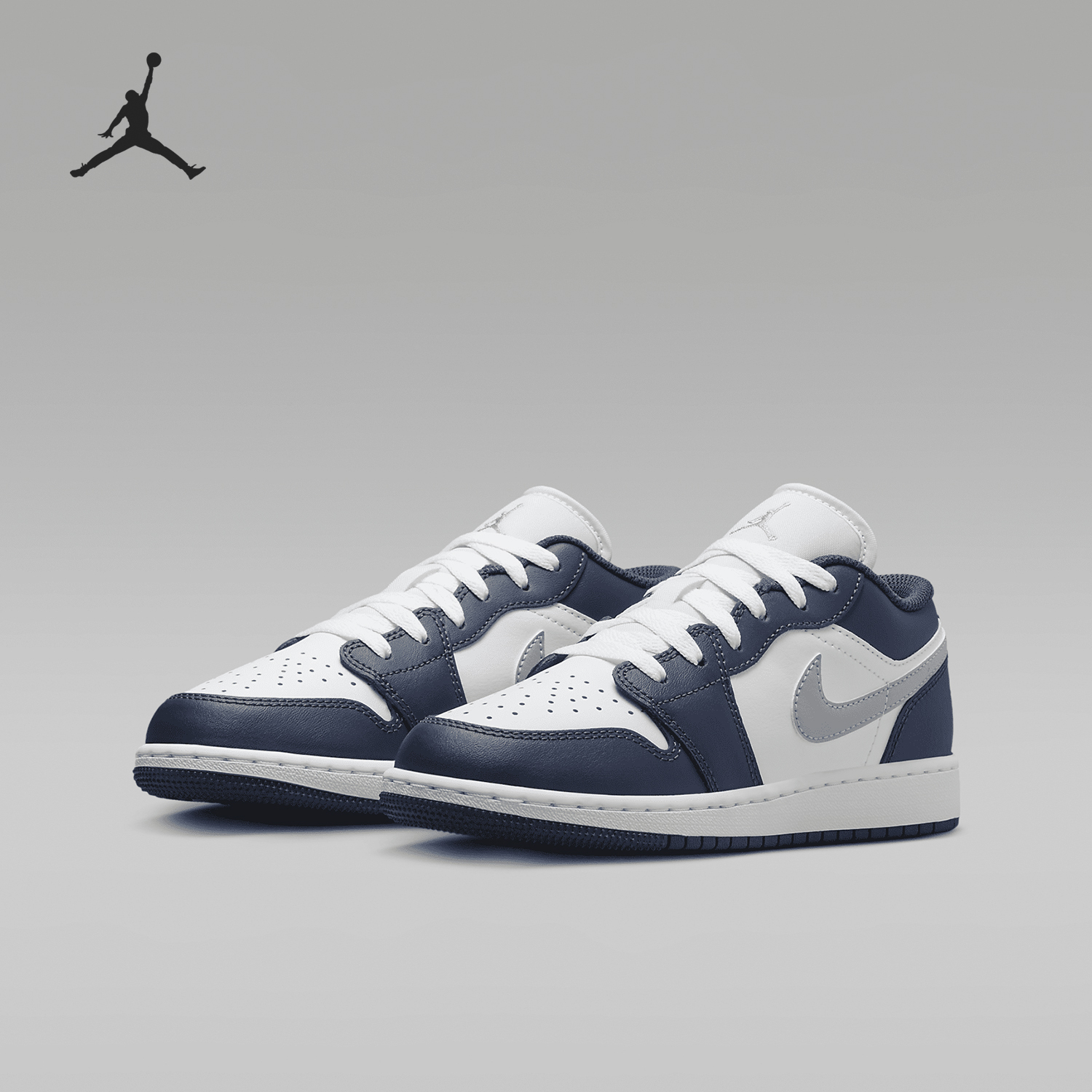 Nike Air Jordan 1 Low GS Girls Retro Casual Shoes 553560-141