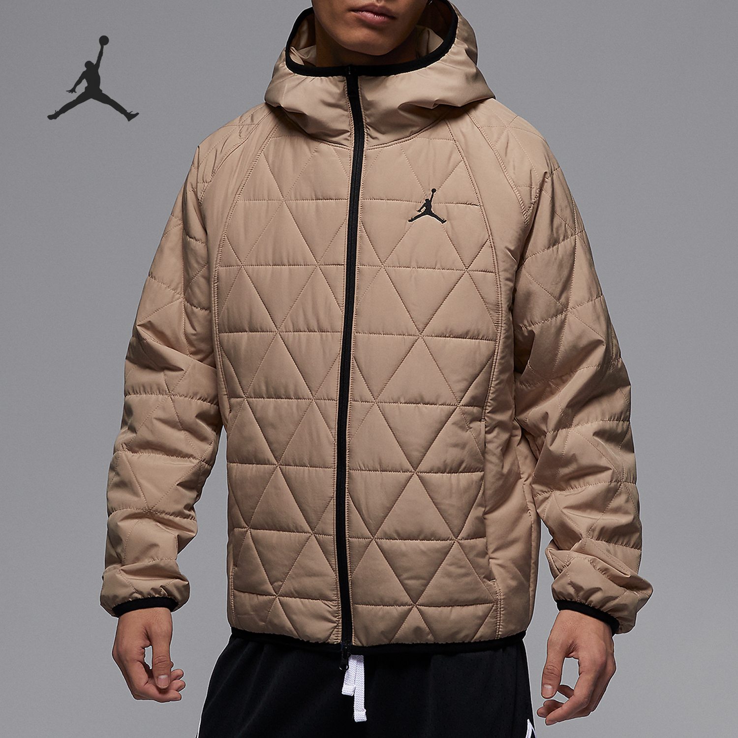 Nike Jordan Winter New Men's Hooded Warm Cotton Jacket FD2638-244