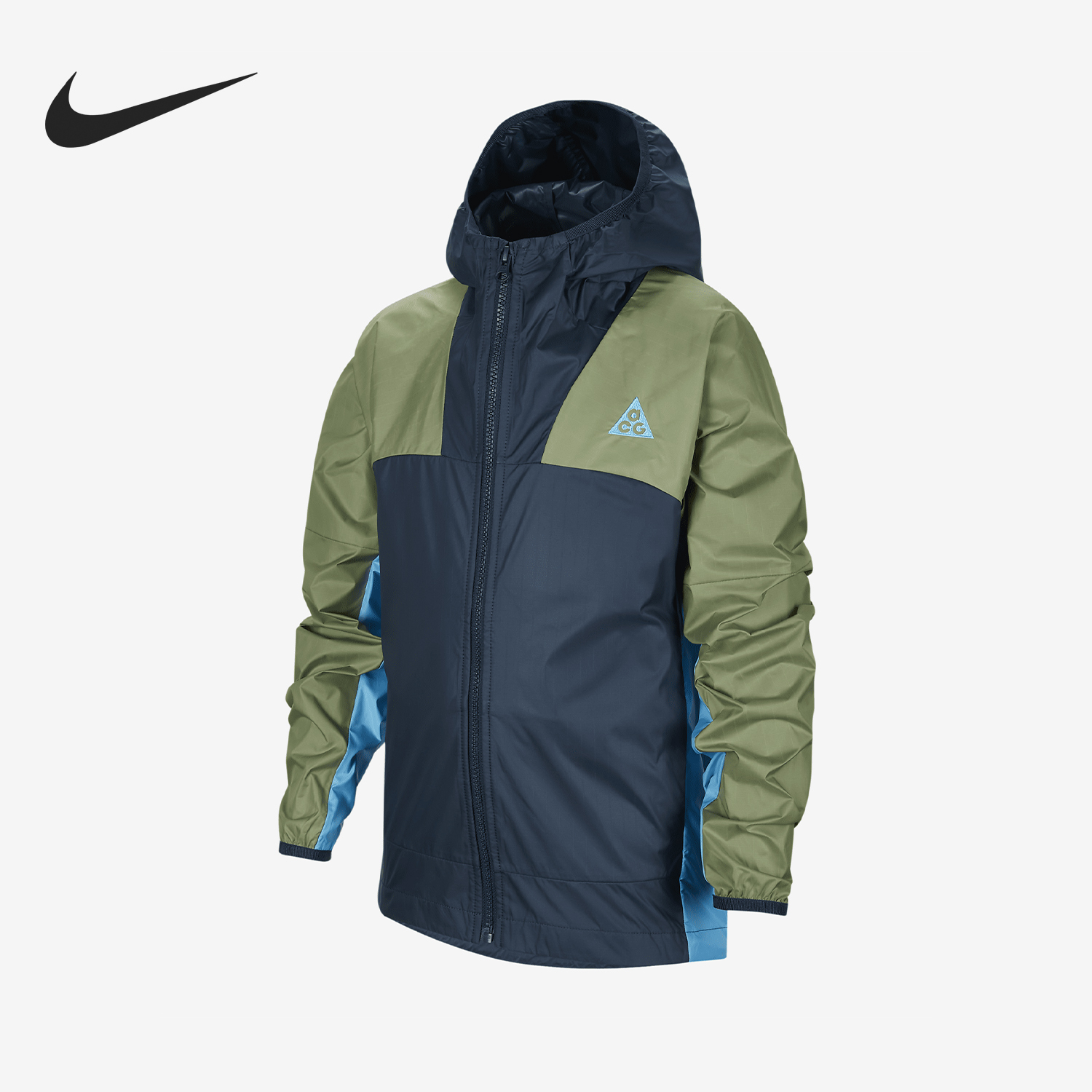 Nike Sportswear Youth Woven Hooded Loose Jacket FD3149-478