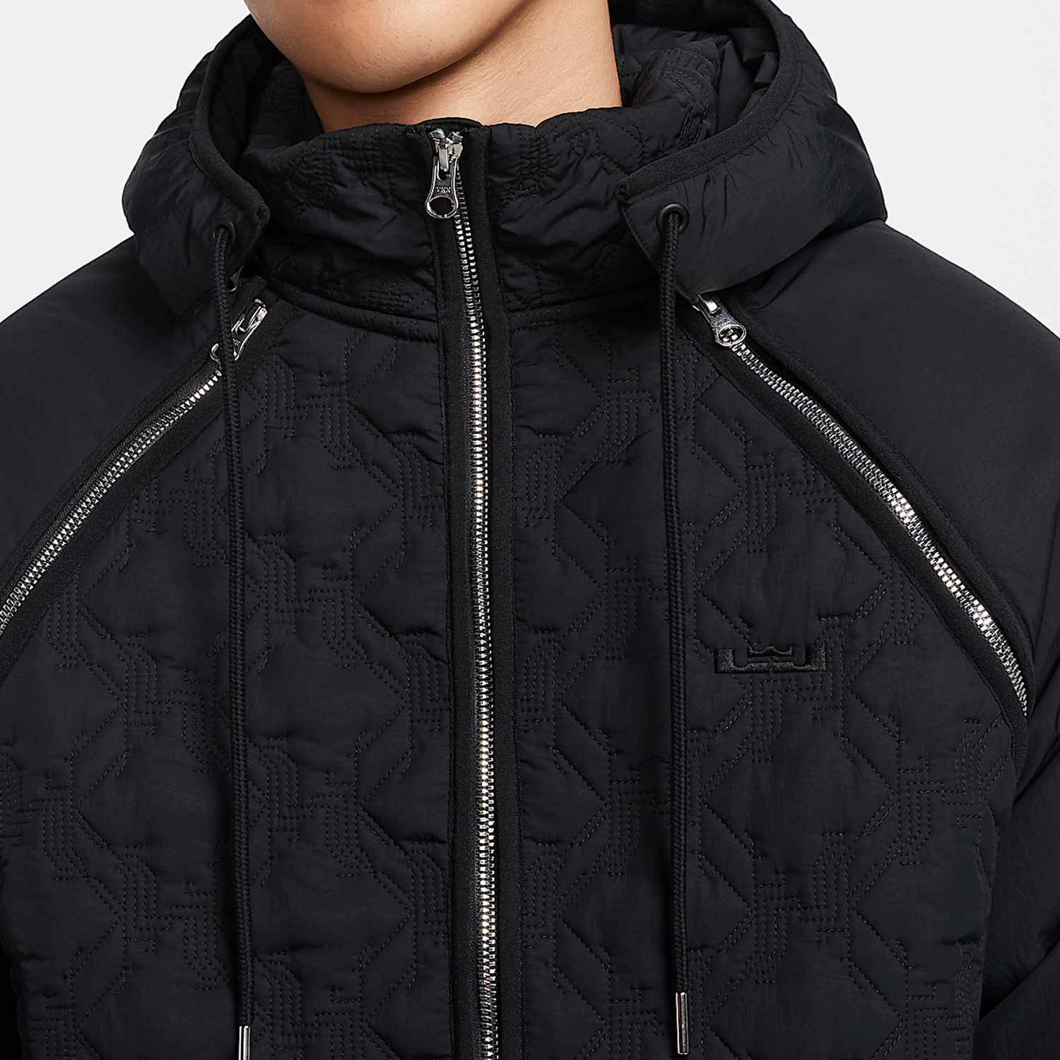 Nike Autumn New Men's Loose Hooded Insulated Basketball Cotton Jacket FZ1033-010