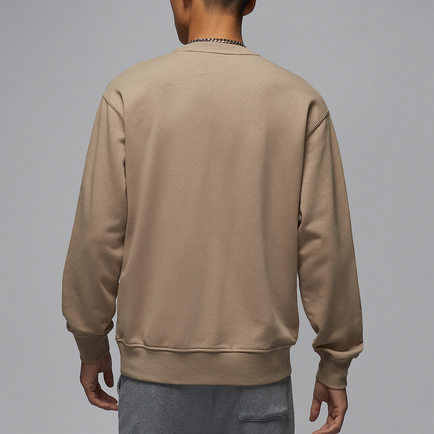 Nike JORDAN Men's Loose and Warm Round Neck Sports Sweatshirt FV7296-257