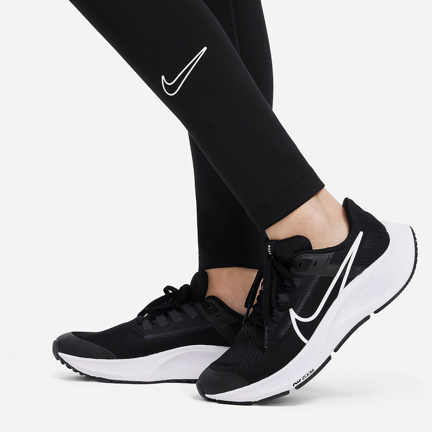 Nike Winter New Season Big Children's Fashion Warm High-waisted Sports Trousers DV3135-010
