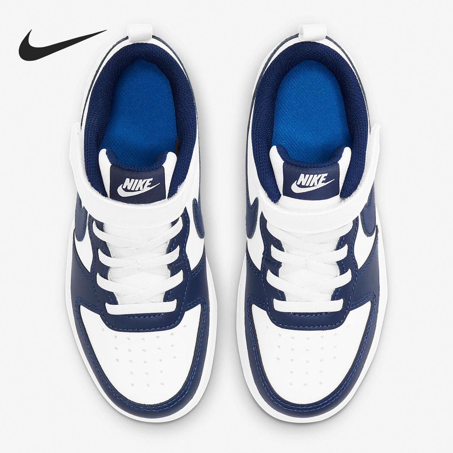 Nike Court Borough Low 2 Big Kids Leisure Sports Shoes BQ5451-107