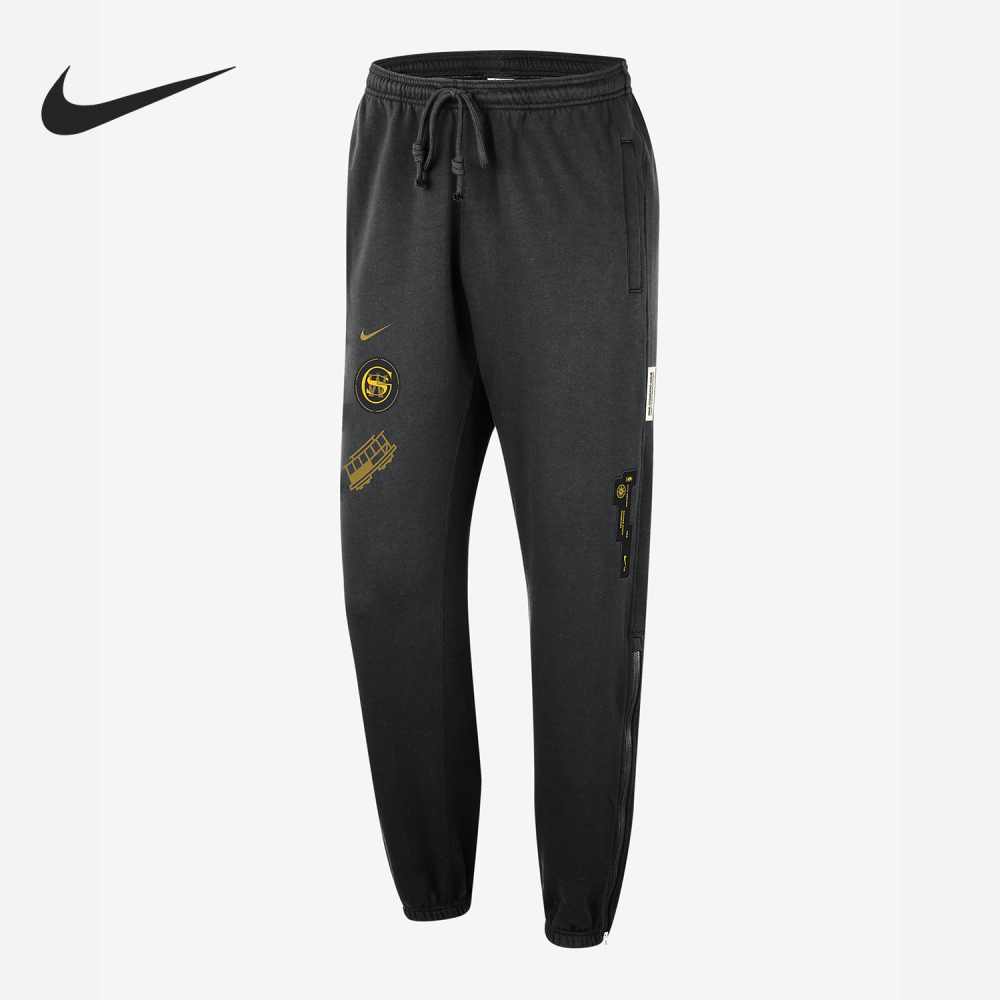 Nike New Season Men's Golden State Warriors Team Drawstring Sports Pants FB4485-010