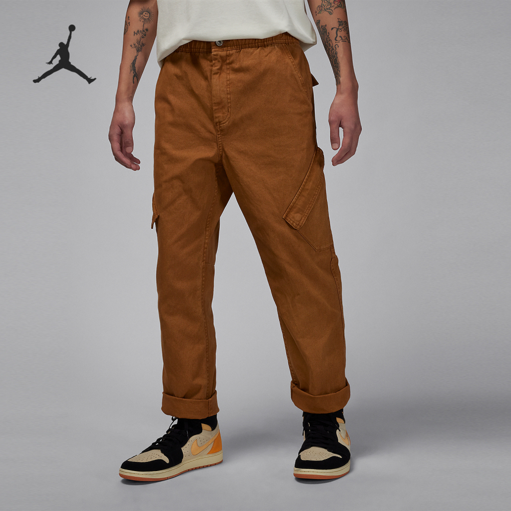 Nike JORDAN Men's Loose Casual Washed Woven Long Pants FN6365-231