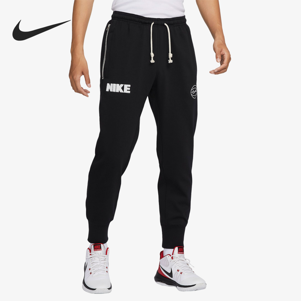 Nike New Season Men's Fleece Warmth Drawstring Sports Pants FB7118-010