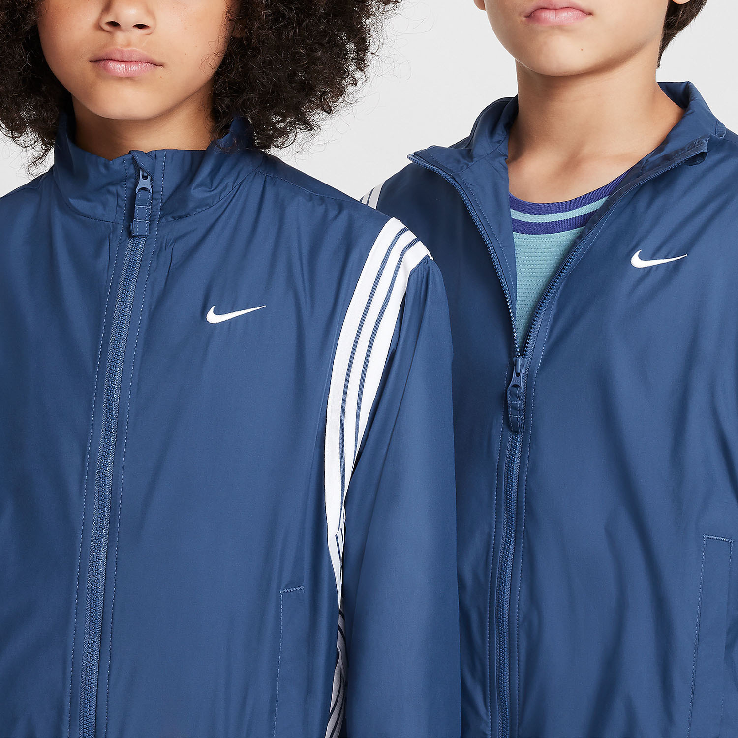 Nike Autumn New Season Big Children's Woven Waterproof Training Sports Jacket FZ5233-461
