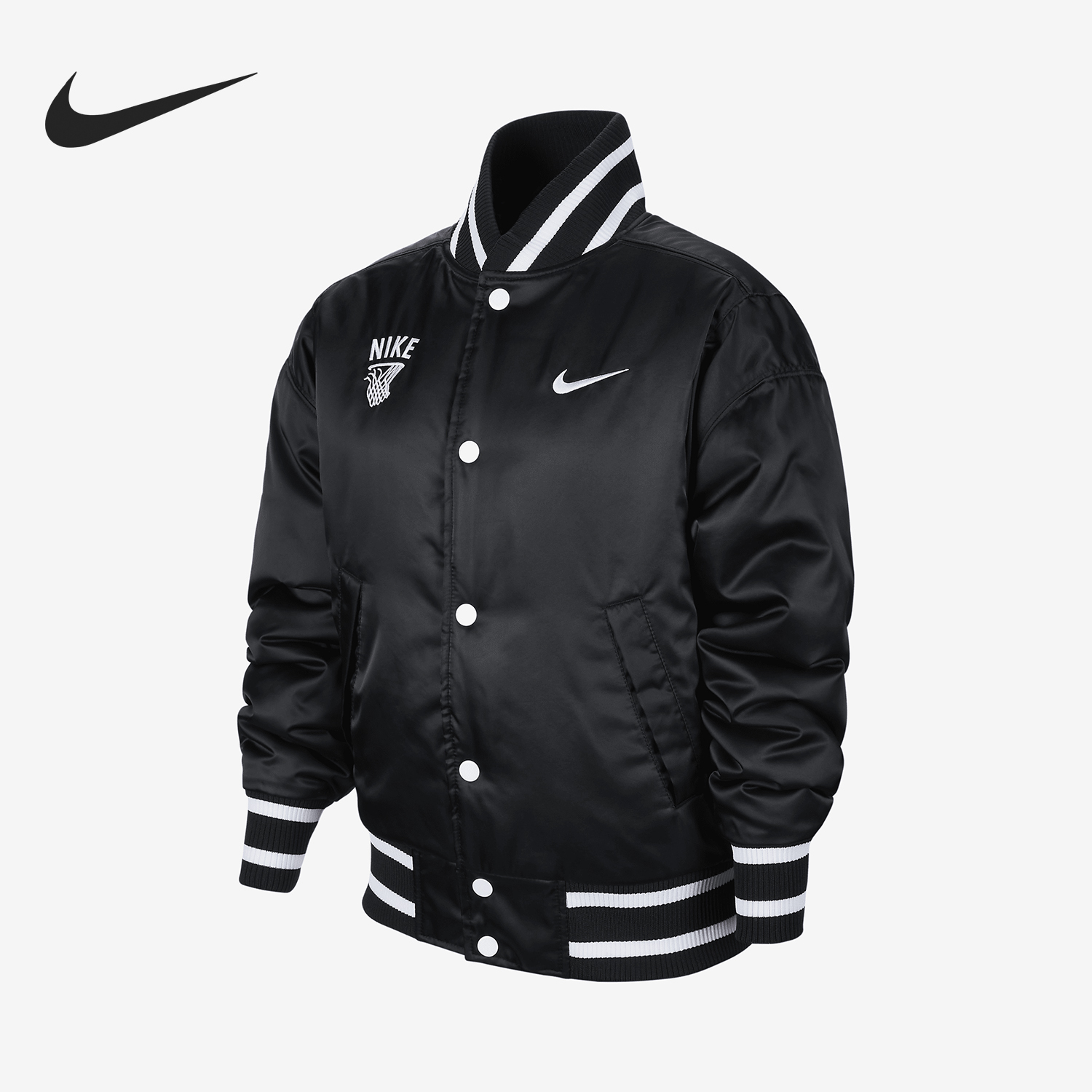 Nike New Season Big Kids Single-Breasted Loose Jacket HF1123-010