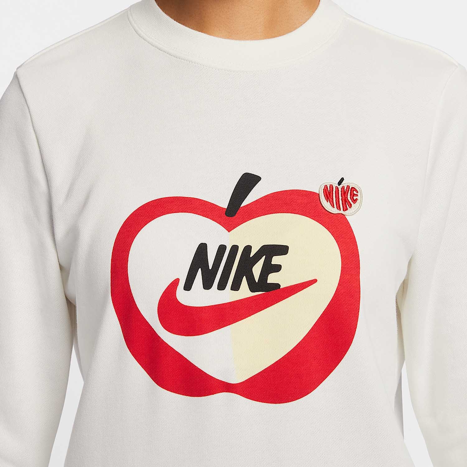 Nike New Women's Simple Breathable Round Neck Sports Long Sleeve T-Shirt IB8232-133