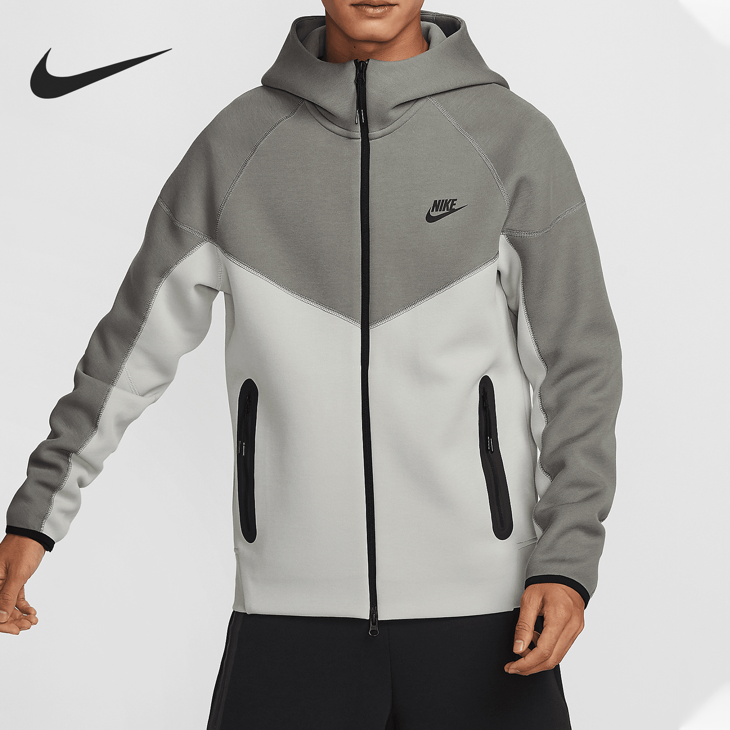 Nike New Men's Knit Hooded Sports Jacket FB7922-014