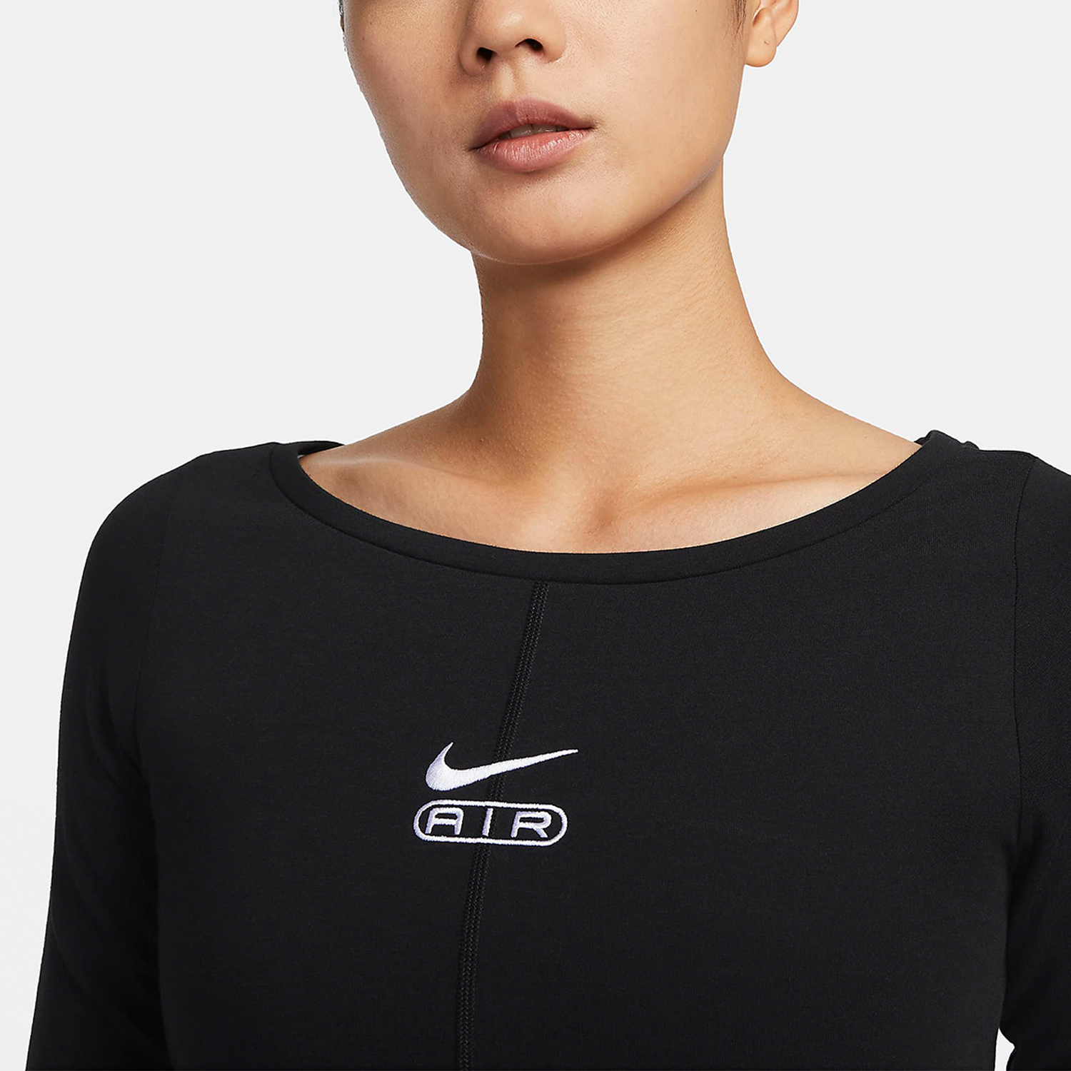 Nike 24 New Women's Breathable Round Neck Knit Long Sleeve T-Shirt FN1912-010