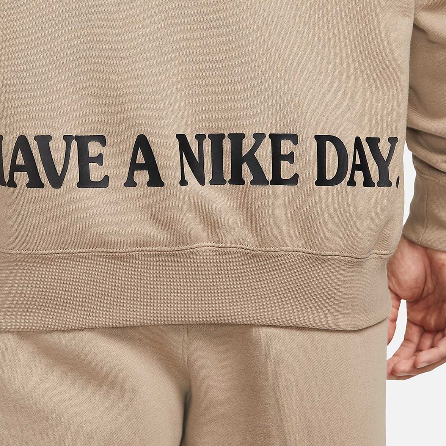 Nike Men's Chrysanthemum Print Knitted Warm-up Hoodie for Autumn and Winter HJ0836-247