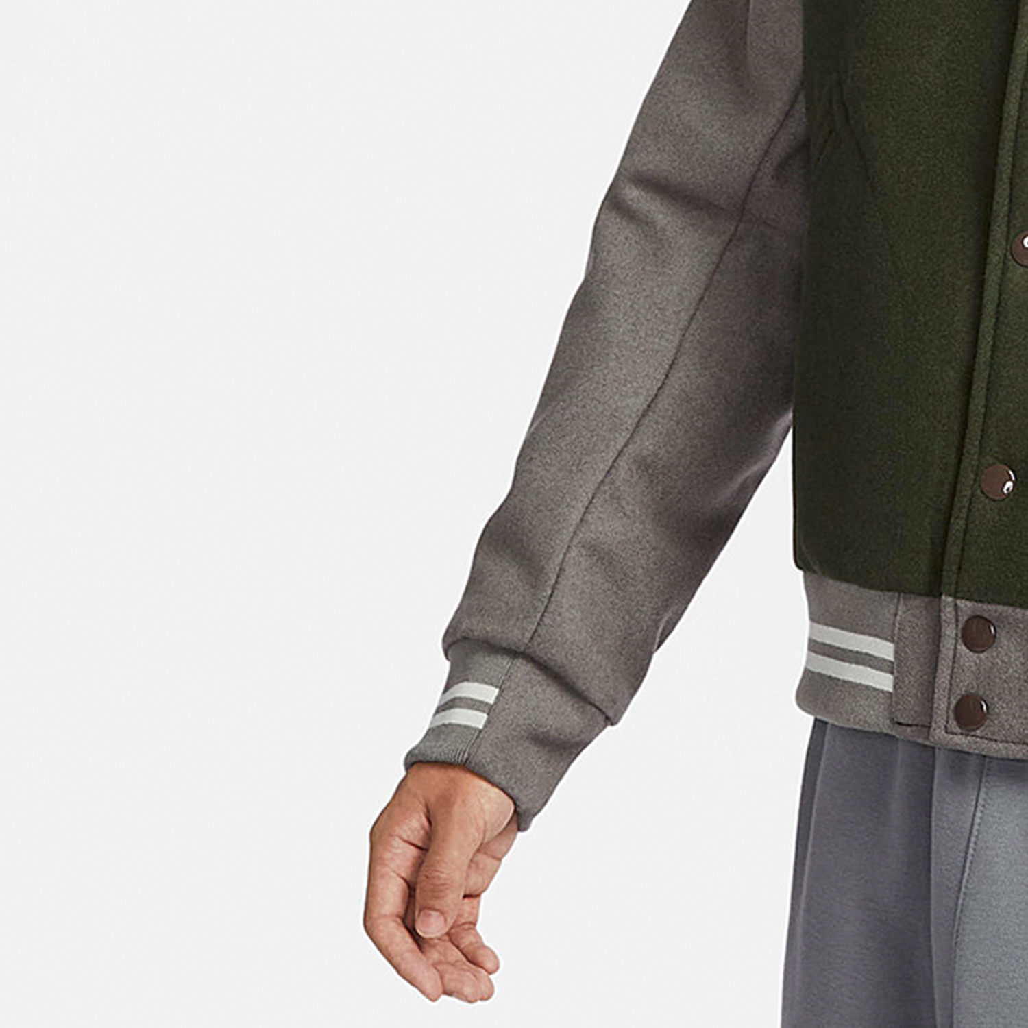Nike Winter New Season Men's Patchwork Loose Fit Warm Pattern Jacket FV4026-325