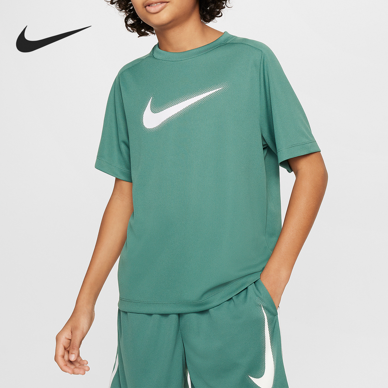 Nike Multi Dri-FIT Big Children's Printed Training Jacket DX5386-361