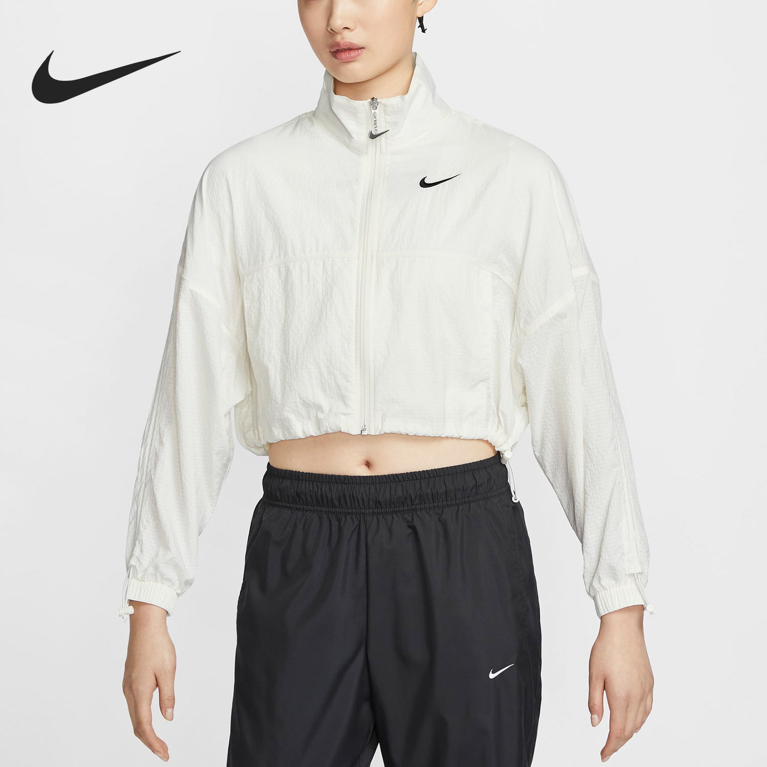 Nike New Women's Stand Collar Woven Sport Casual Jacket HM4629-133