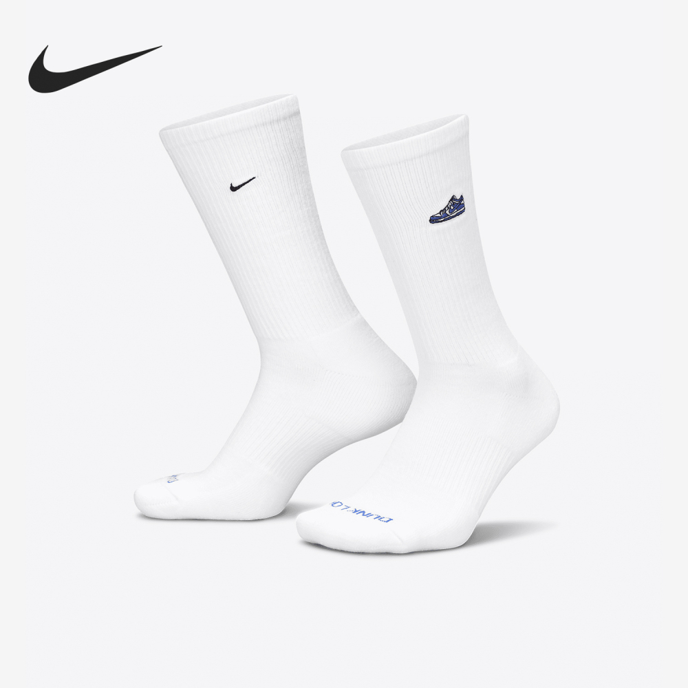 Nike New Men's and Women's Simple Mid-Calf Sports Socks FQ0326-100