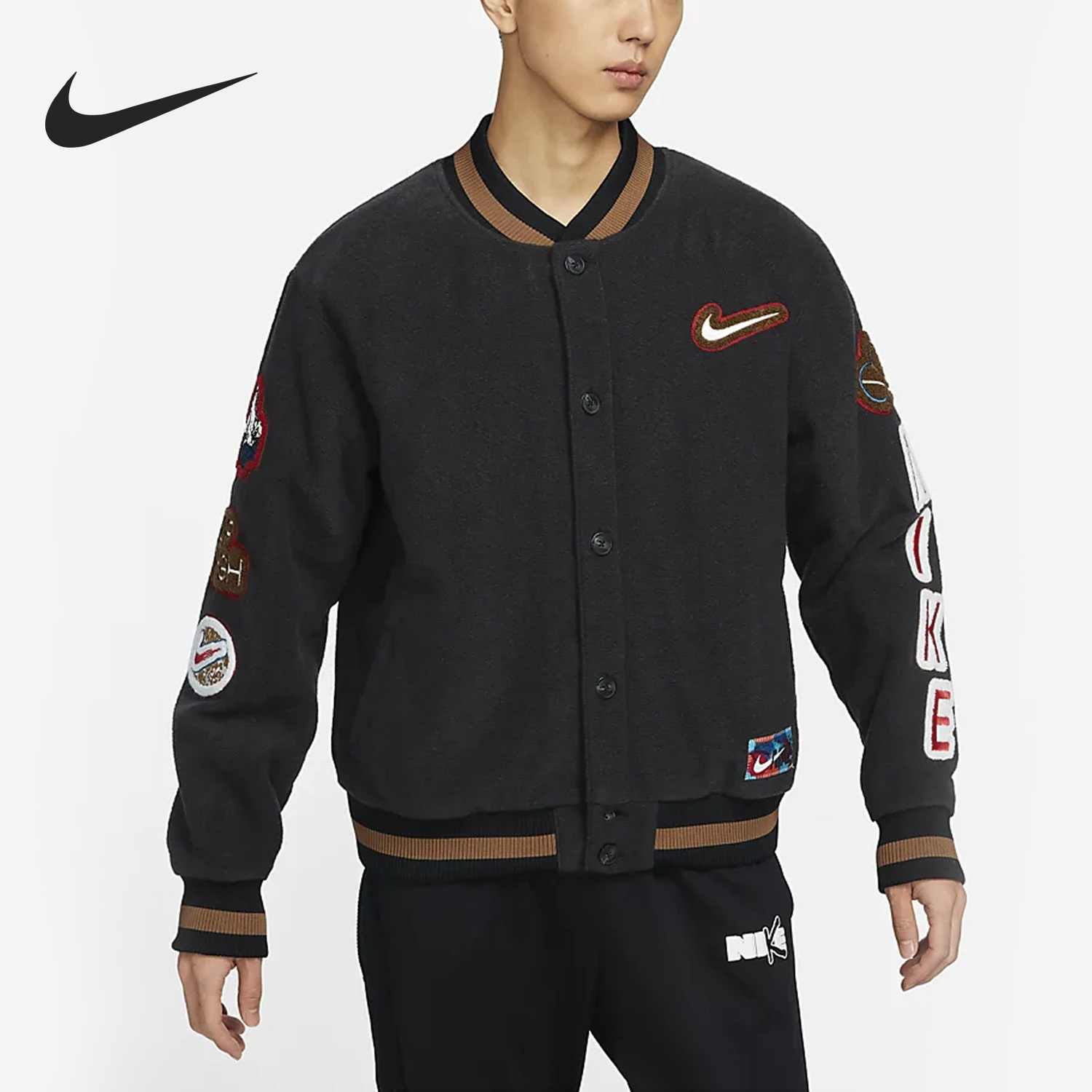 Nike Spring New Women's Basketball Sports Casual Jacket FD4060-010