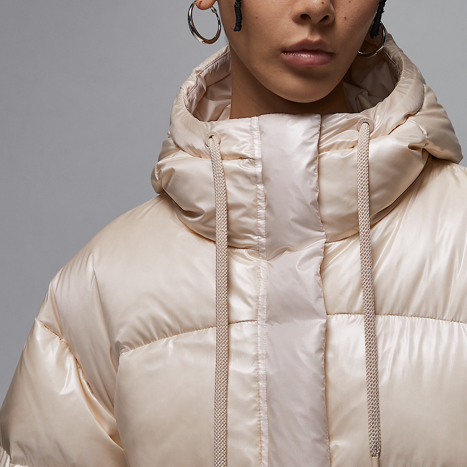 Nike JORDAN Women's Long Knee-length Cold-resistant Warm Down Jacket FV7144-203