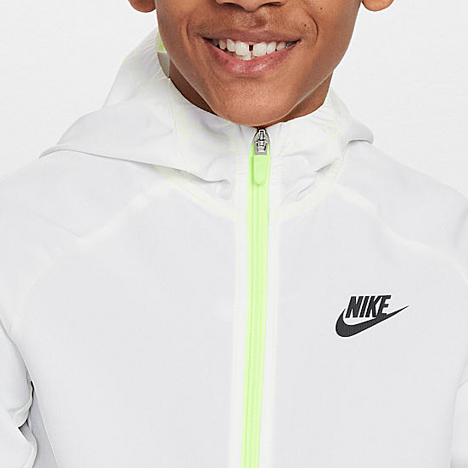 Nike New Big Kids Sports Sun Protection Hooded Jacket HF6419-100