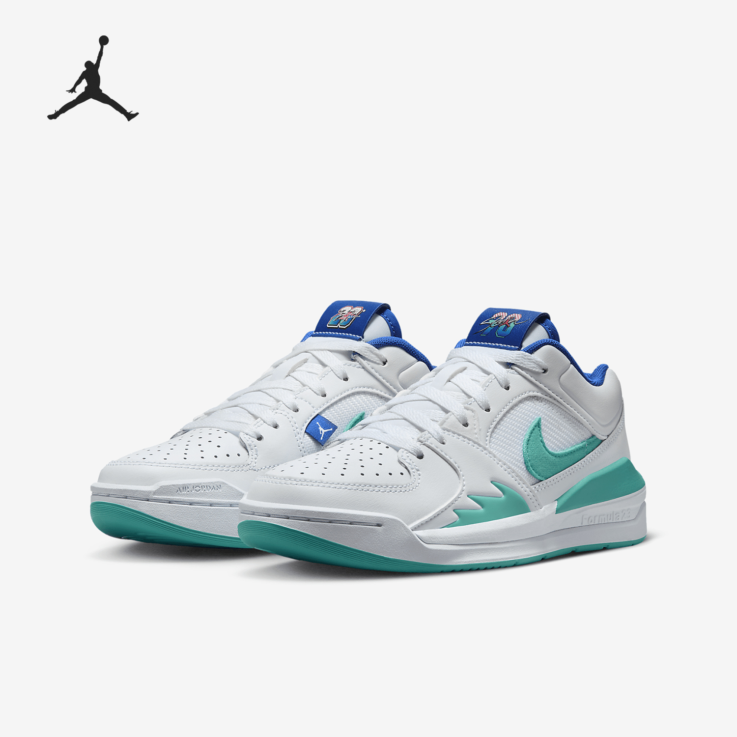 Nike JORDAN Big Kids Sports Durable Shock Absorption Basketball Shoes HJ3515-100
