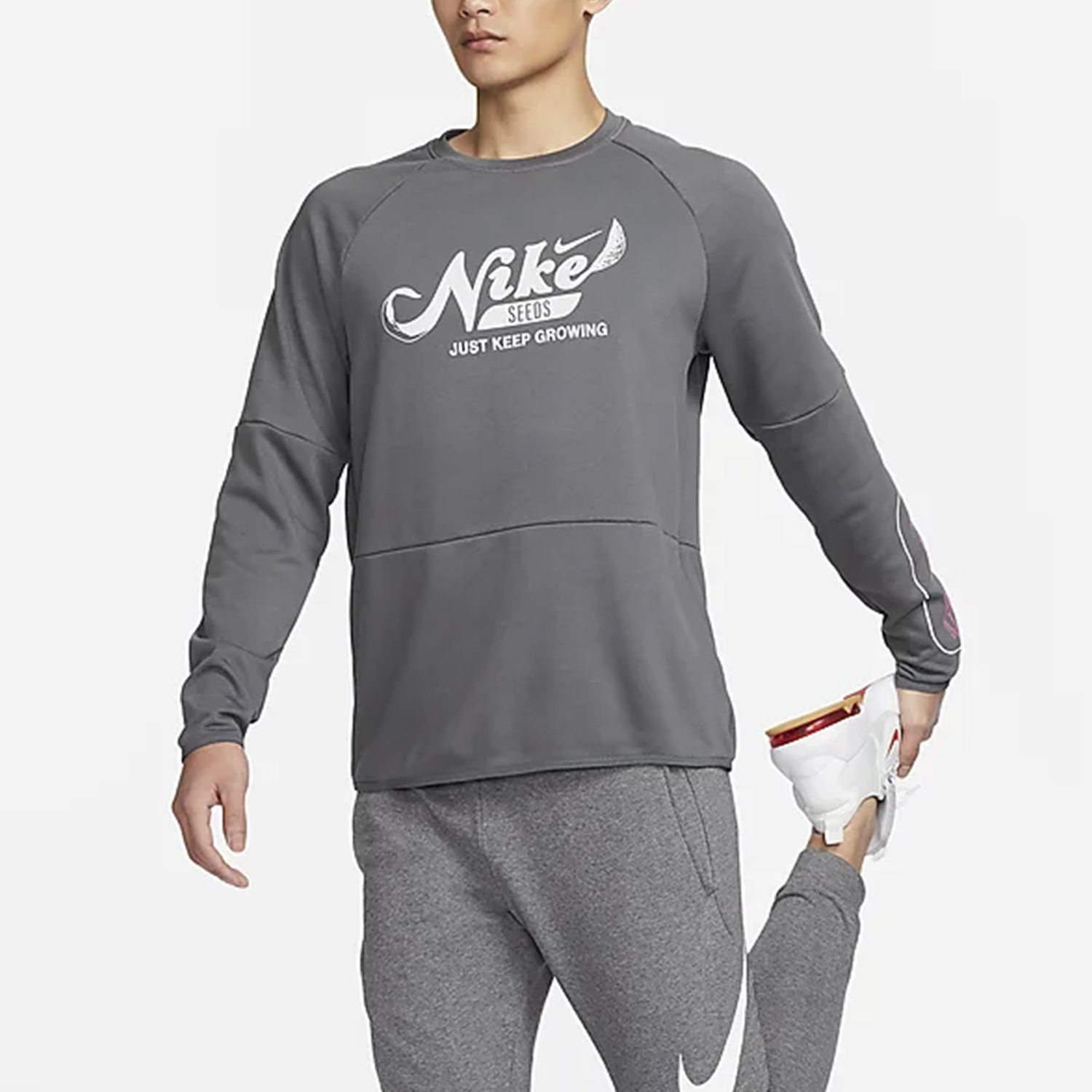 Nike New Season Men's Knit Training Round Neck Hoodie FN3290-068