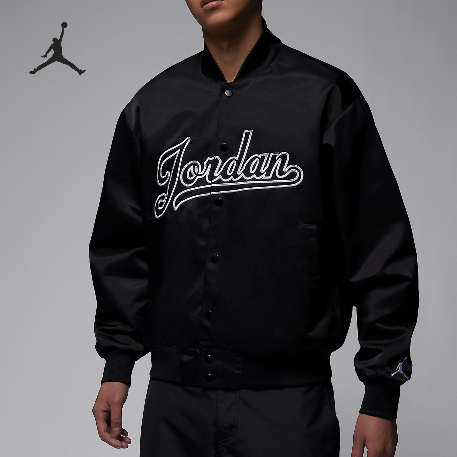 Nike Jordan Men's Casual Loose Sports Baseball Jacket FN4660-010